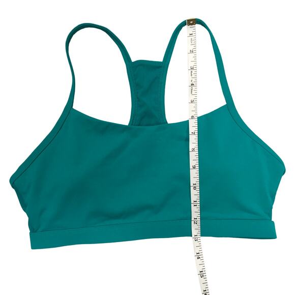 Fabletics‎ Sports Bra Portia Racerback Women's Medium Support Activewear Green - Picture 7 of 11
